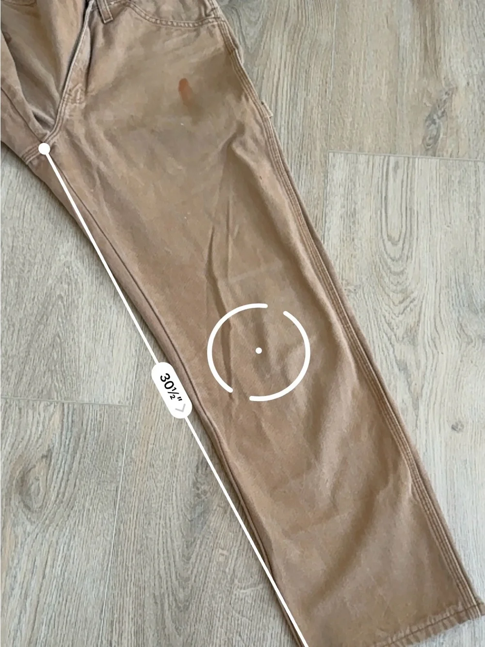 Y2K Dickies Mens Size 32x32 Distressed Canvas Workwear Utility Pants Thrashed